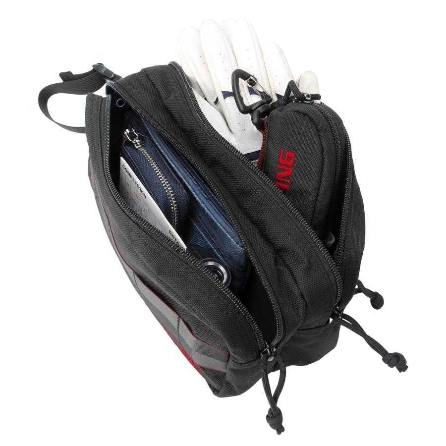 ブリーフィング ゴルフ ラウンドバッグ ラウンドポーチ ダブルジップポーチ メンズ ブランド スタンダード BRIEFING GOLF STANDARD BRG253G24 | BRIEFING GOLF | 08