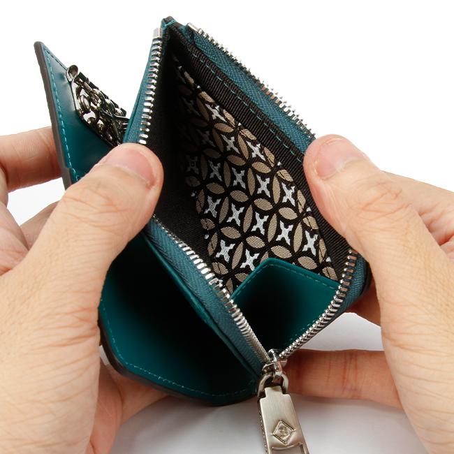 最大51% 3/30限定 ドレステリア キーケース メンズ レディース ブランド レザー 本革 小銭入れ コインケース L字ファスナー DRESSTERIOR キャバリア 861611 | DRESSTERIOR | 14