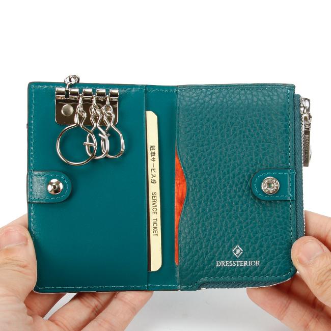 最大51% 3/30限定 ドレステリア キーケース メンズ レディース ブランド レザー 本革 小銭入れ コインケース L字ファスナー DRESSTERIOR キャバリア 861611 | DRESSTERIOR | 08