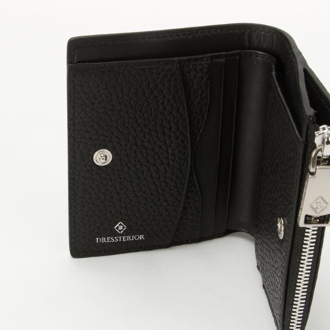 最大50% 9/6限定 ドレステリア 二つ折り財布 メンズ レディース ブランド レザー 本革 軽量 ミニ財布 コンパクト DRESSTERIOR キャバリア 861614 在庫限り | DRESSTERIOR | 07