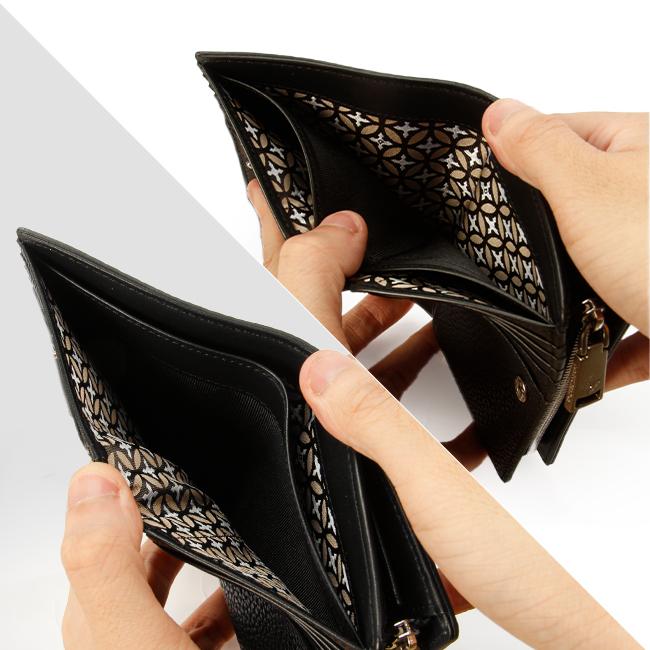 最大51% 3/8限定 ドレステリア 二つ折り財布 ミドル財布 メンズ レディース ブランド レザー 本革 大容量 軽量 DRESSTERIOR キャバリア 861615 在庫限り | DRESSTERIOR | 12