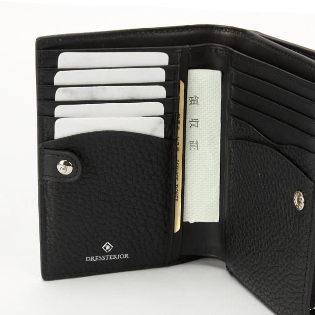 最大51% 3/8限定 ドレステリア 二つ折り財布 ミドル財布 メンズ レディース ブランド レザー 本革 大容量 軽量 DRESSTERIOR キャバリア 861615 在庫限り | DRESSTERIOR | 09