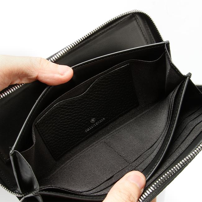 最大51% 3/30限定 ドレステリア 長財布 メンズ レディース ブランド レザー 本革 大容量 軽量 ラウンドファスナー DRESSTERIOR キャバリア 861616 在庫限り | DRESSTERIOR | 09