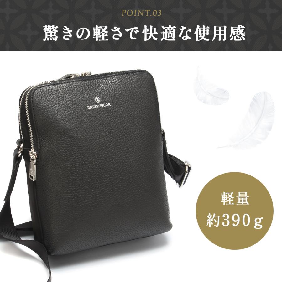 最大51% 2/11限定 ドレステリア ショルダーバッグ メンズ レディース ブランド レザー 本革 軽量 日本製 小さめ 縦型 チャールズ DRESSTERIOR 865111 在庫限り | DRESSTERIOR | 13