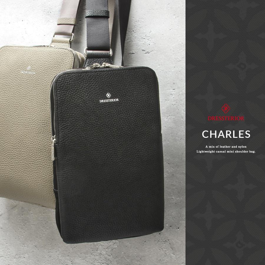 最大51% 2/11限定 ドレステリア ボディバッグ ワンショルダーバッグ メンズ ブランド レザー 本革 軽量 日本製 縦型 チャールズ DRESSTERIOR 865911 在庫限り | DRESSTERIOR | 03