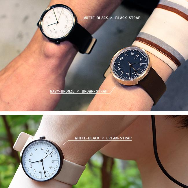 新品腕時計　NENDO 10:10 ネイビー レザーバンド 新品腕時計 NENDO 10:10 ネイビー レザーバンド デザイン