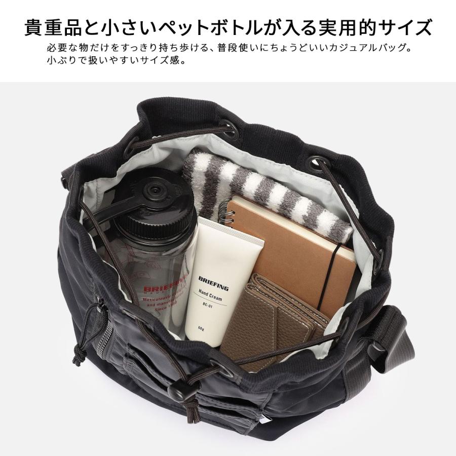 最大50% 1/5限定 ブリーフィング フィム ショルダーバッグ 巾着型 8.1L 撥水 日本製 ブランド ミリタリー BRIEFING FIME BRA253L53 | BRIEFING | 08