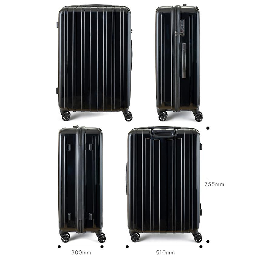 アジア・ラゲージ スーツケース Lサイズ 大型 超軽量 受託手荷物