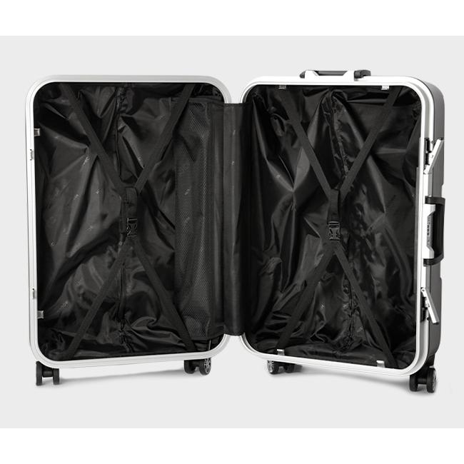 最大50% 10/15限定 スーツケース 64L Mサイズ アルミフレーム