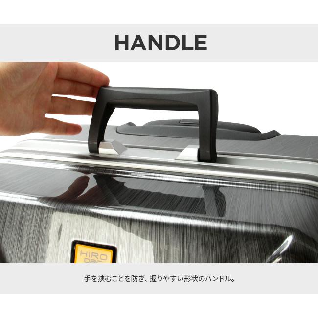 最大50% 2/15限定 スーツケース 64L Mサイズ アルミフレーム イエロー