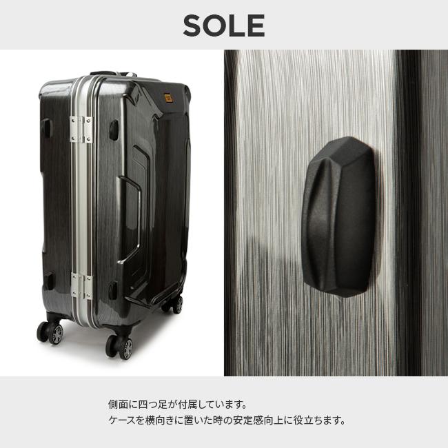 最大50% 10/15限定 スーツケース 64L Mサイズ アルミフレーム