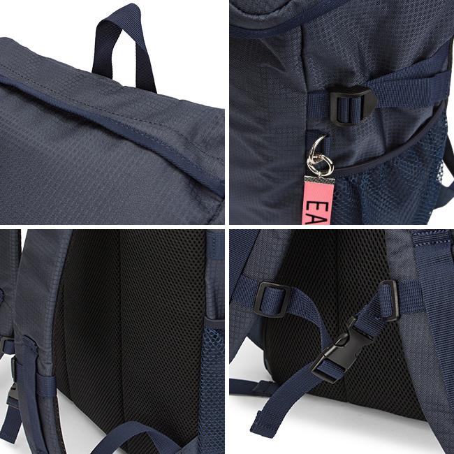 イーストボーイ スクバ スクールバッグ リュック 30L 通学 女子 高校生 中学生 軽量 大容量 黒 スクエア ボックス型 EASTBOY EBA27 在庫限り | EASTBOY | 12