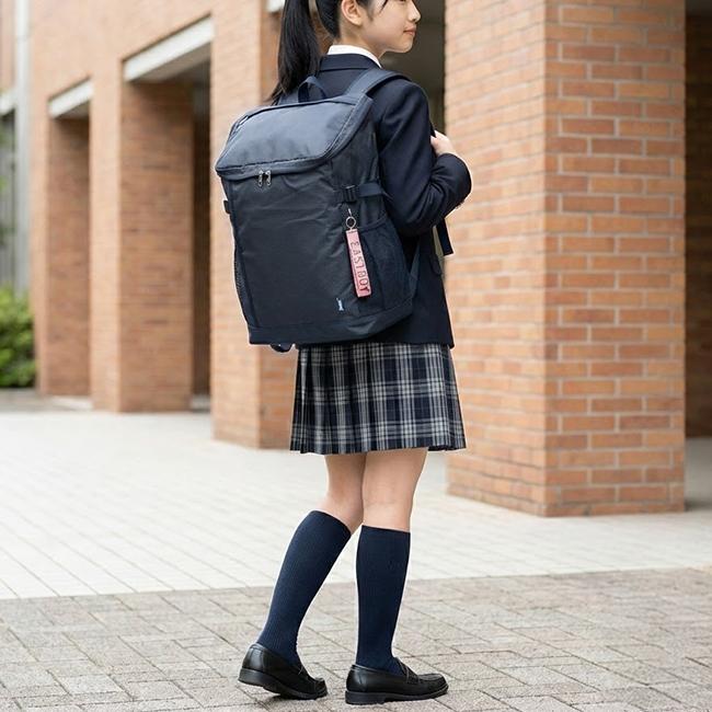 イーストボーイ スクバ スクールバッグ リュック 30L 通学 女子 高校生 中学生 軽量 大容量 黒 スクエア ボックス型 EASTBOY EBA27 在庫限り | EASTBOY | 05