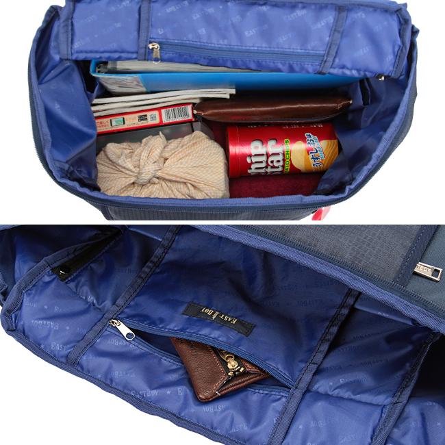 イーストボーイ スクバ スクールバッグ リュック 30L 通学 女子 高校生 中学生 軽量 大容量 黒 スクエア ボックス型 EASTBOY EBA27 在庫限り | EASTBOY | 06