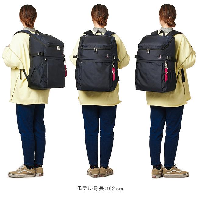 最大41% 1/15限定 当店限定カラー イーストボーイ スクバ スクールバッグ リュック 30L 通学 女子 高校生 中学生 軽量 大容量 撥水 ボックス型 EASTBOY EBA44 | EASTBOY | 16