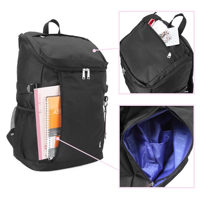 イーストボーイ リュック 30L 通学 女子 女子高生 高校生 中学生 スクールリュック スクールバッグ エチュード ボックス型 EASTBOY eba49 | EASTBOY | 11