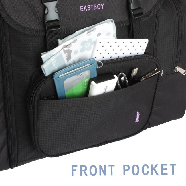イーストボーイ リュック サブリュック 林間学校 修学旅行 合宿 遠征 42〜50L 女子 小学生 中学生 軽量 大容量 拡張 EASTBOY EBA70 | EASTBOY | 12