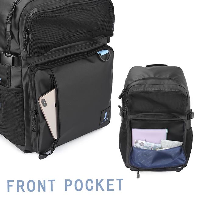 最大53% 4/17から イーストボーイ スクバ スクールバッグ リュック 33L 通学 女子 高校生 中学生 軽量 大容量 撥水 黒 A4 B4 ハヌル EASTBOY EBA73 在庫限り | EASTBOY | 14