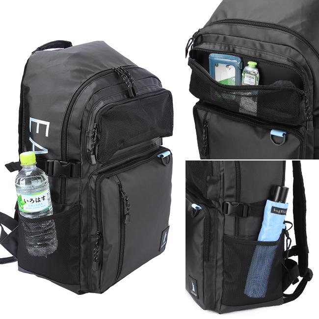 最大50% 1/15限定 イーストボーイ スクバ スクールバッグ リュック 33L 通学 女子 高校生 中学生 軽量 大容量 撥水 黒 A4 B4 ハヌル EASTBOY EBA73 在庫限り | EASTBOY | 15