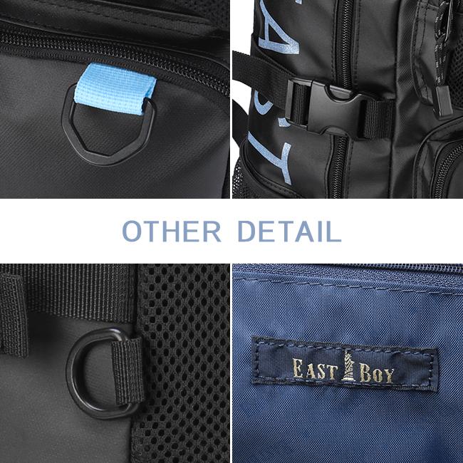 最大50% 1/15限定 イーストボーイ スクバ スクールバッグ リュック 33L 通学 女子 高校生 中学生 軽量 大容量 撥水 黒 A4 B4 ハヌル EASTBOY EBA73 在庫限り | EASTBOY | 19