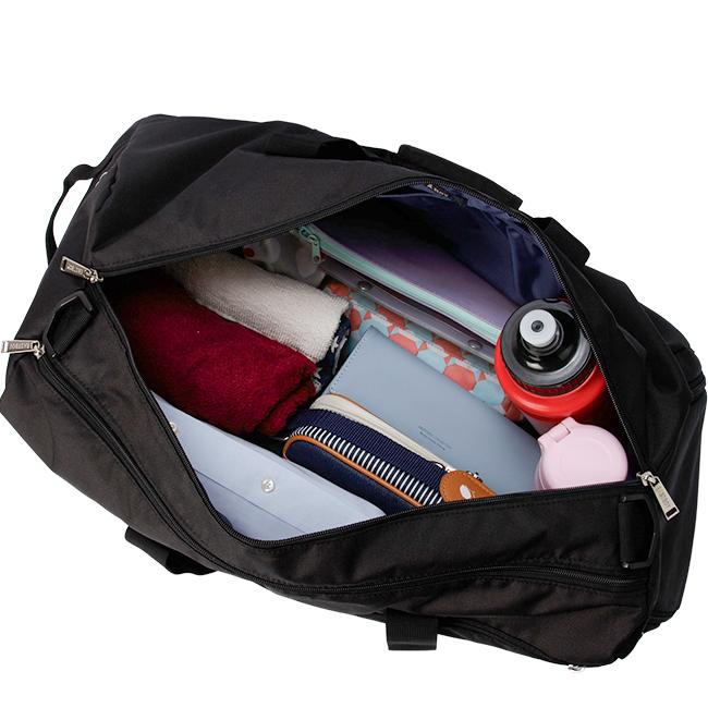 最大53% 3/1まで イーストボーイ ボストンバッグ 40L 修学旅行 林間学校 小学校 中学生 女子 軽量 撥水 2WAYダッフルバッグ パッカブル EASTBOY EBA80 | EASTBOY | 11