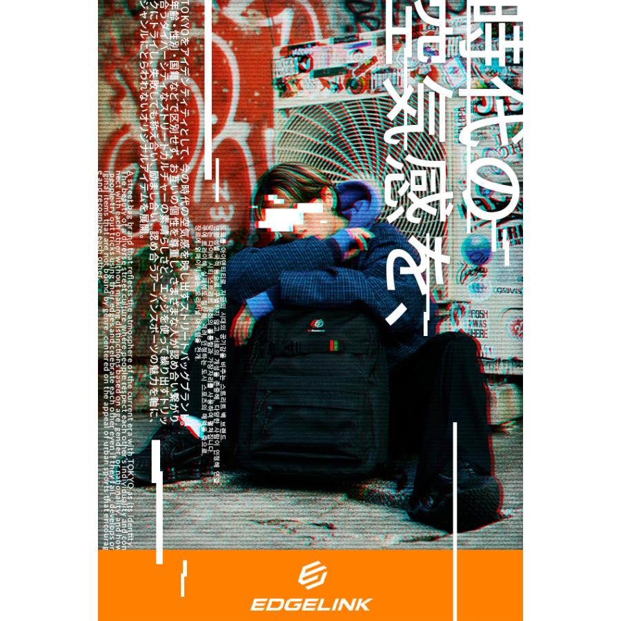 最大51% 1/18限定 エッジリンク リュック メンズ レディース ブランド 軽量 通学 旅行 黒 A4 スクールリュック テンプケーション EDGELINK TEMPCATION 60132 | ブランド登録なし | 03