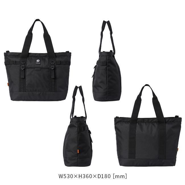 最大42% 1/18限定 エッジリンク トートバッグ メンズ レディース ブランド 軽量 大容量 横型 通学 黒 肩掛け 2WAY 27L A4 B4 ハイフノーム EDGELINK 60156 | ブランド登録なし | 04