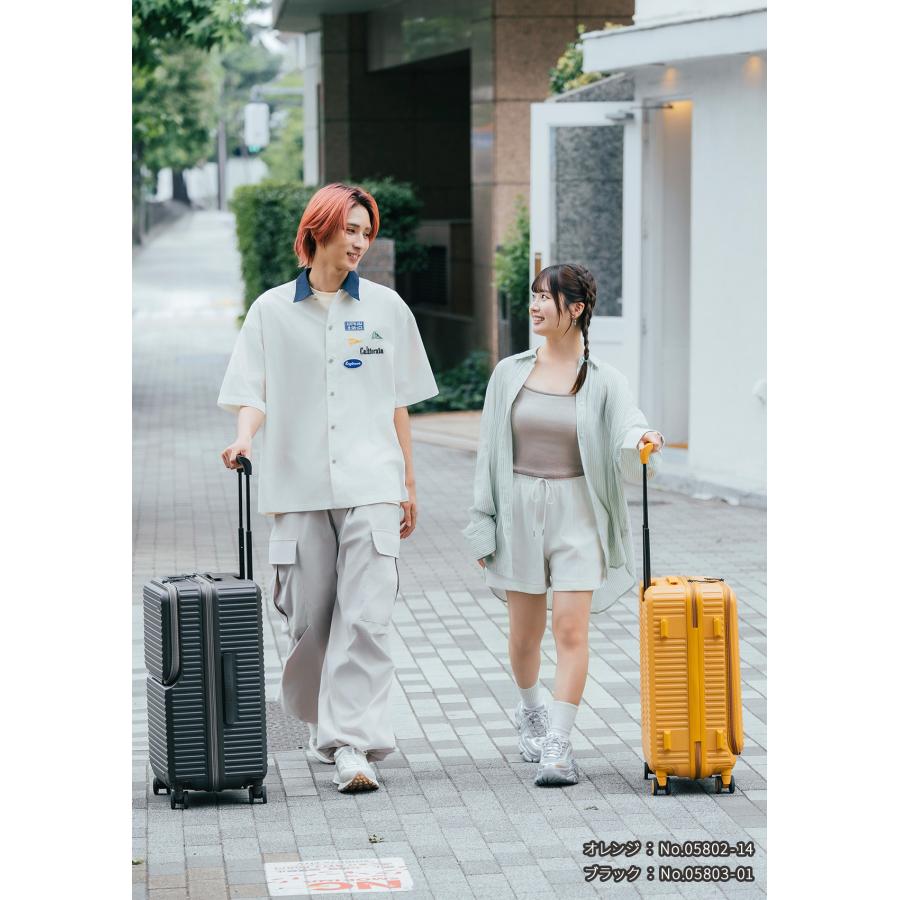 最大46% 10/22限定 エッジリンク スーツケース Mサイズ 64L 軽量 中型