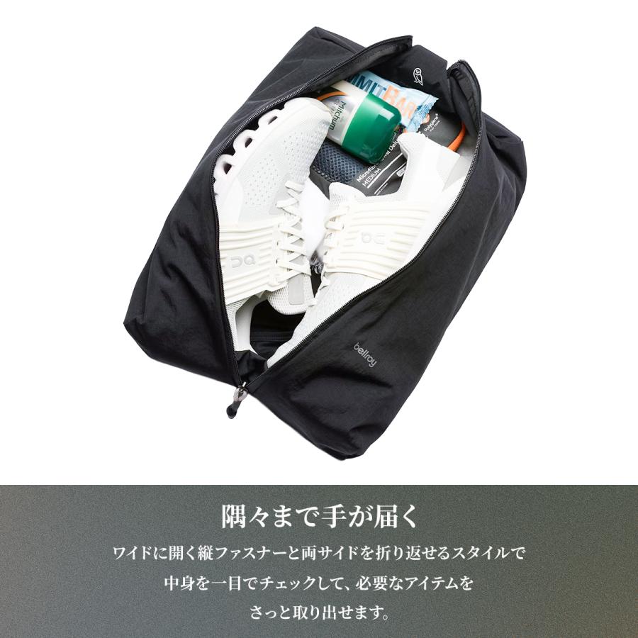 3年保証 ベルロイ パッキングバッグ トラベルポーチ シューズバッグ メンズ レディース ブランド 軽量 10L A4 Bellroy Accessories ELBB | Bellroy | 08