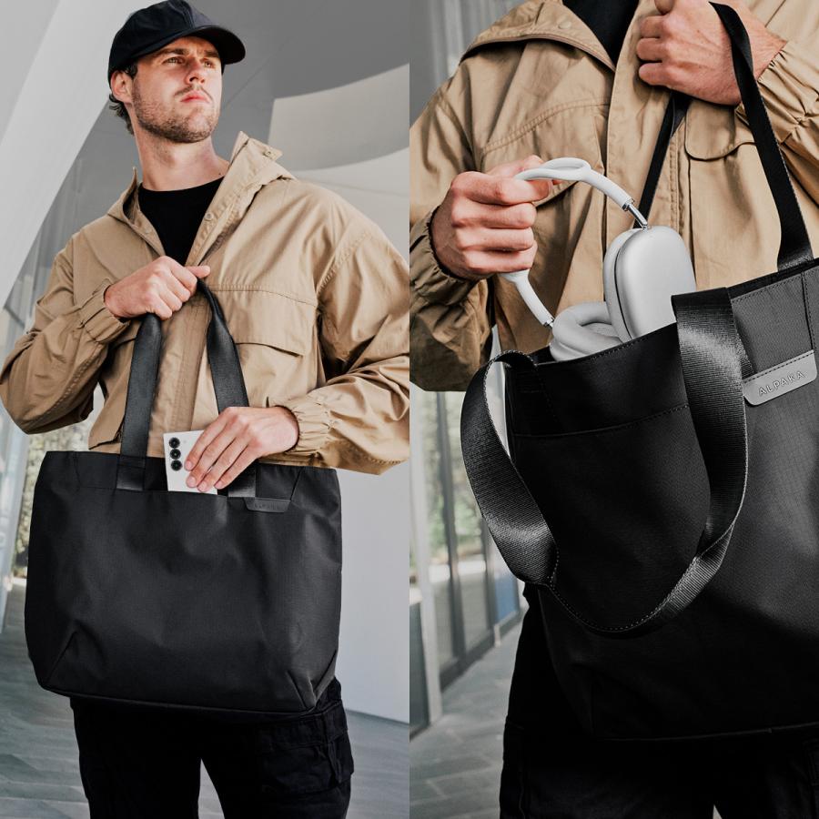 最大42% 1/4限定 アルパカ エレメンツ トートバッグ メンズ レディース 大きめ 大容量 A4 B4 ALPAKA ELEMENTS elements-tote-m | ALPAKA | 09