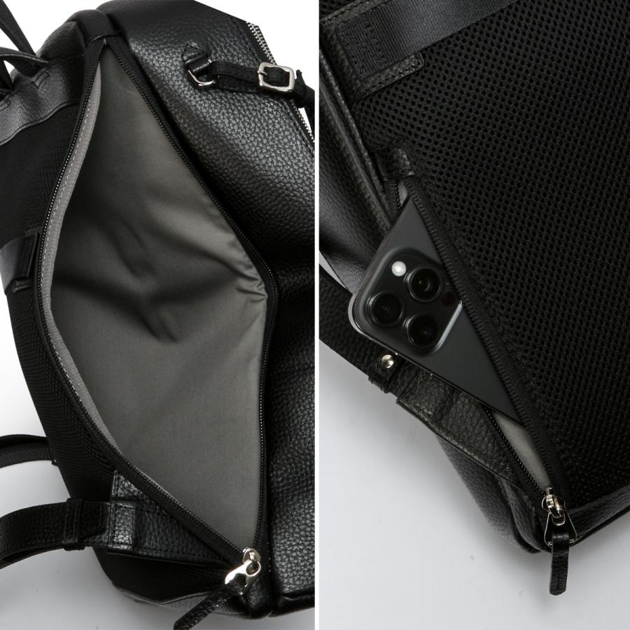 最大50% 12/25限定 エルゴポック ER エンボスレザー ビジネスリュック ビジネスバッグ メンズ ブランド レザー 本革 通勤 日本製 A4 B4 HERGOPOCH ER-BP2 | HERGOPOCH | 15