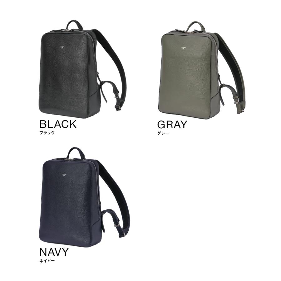 最大44% 4/19まで エルゴポック ER エンボスレザー ビジネスリュック メンズ ブランド 通勤 レザー 本革 日本製 A4 PC 14インチ HERGOPOCH ER-BPM | HERGOPOCH | 05