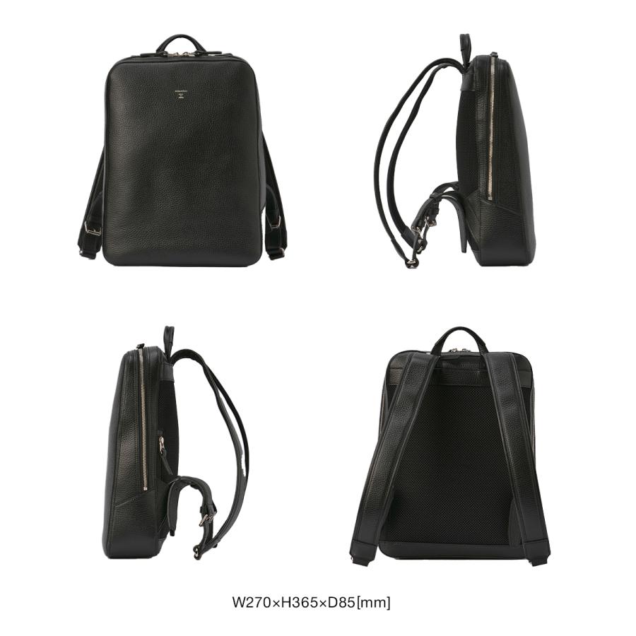 HERGOPOCH エルゴポック エンボスレザーバックパック ネイビーER-BP HERGOPOCH 最大42%☆9/18限定 エルゴポック リュック ER Series