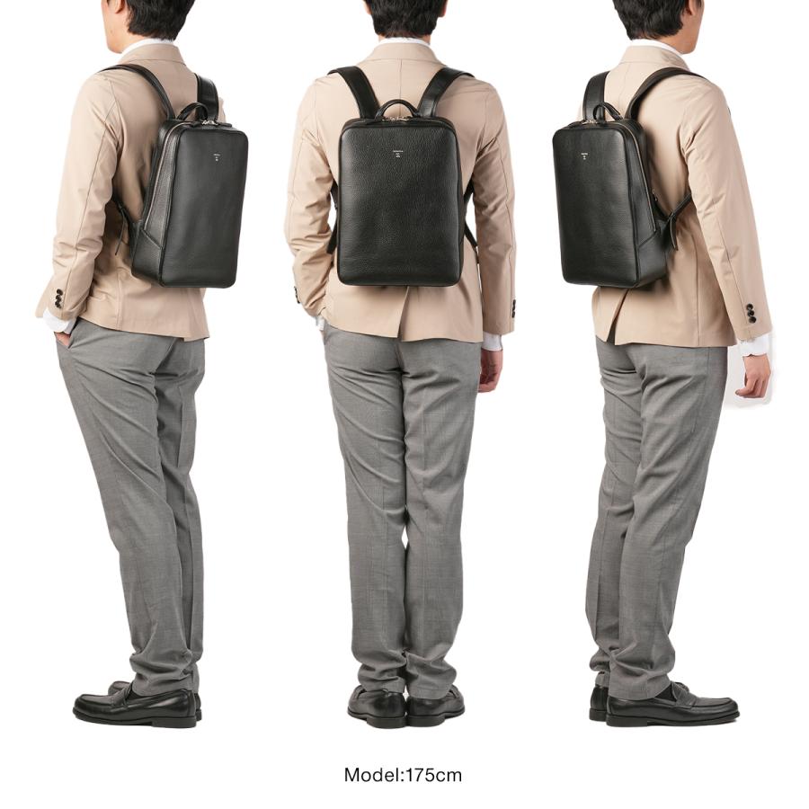 エルゴポック ER エンボスレザー ビジネスリュック メンズ ブランド 通勤 レザー 本革 日本製 A4 PC 14インチ HERGOPOCH ER-BPM | HERGOPOCH | 07