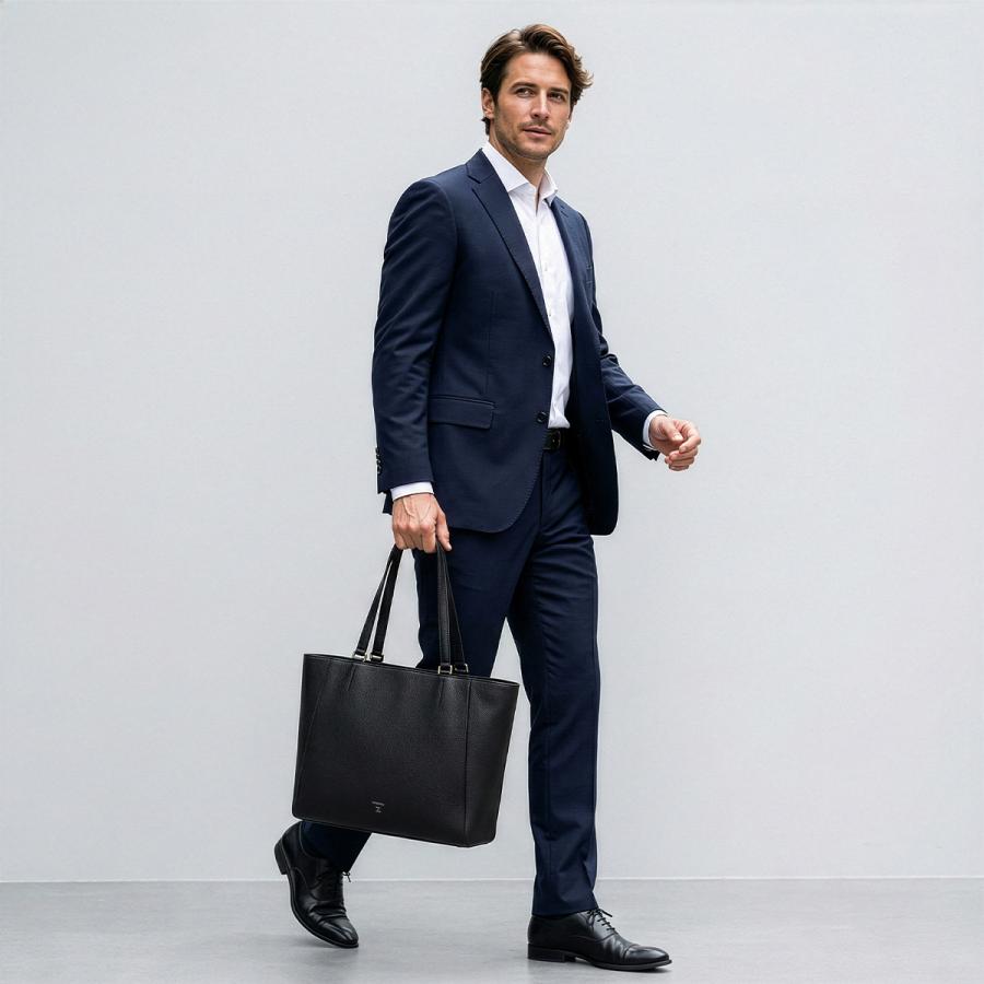 最大44% 4/19まで エルゴポック ER エンボスレザー ビジネス トートバッグ A4 本革 日本製 メンズ HERGOPOCH ER-TT2 | HERGOPOCH | 07