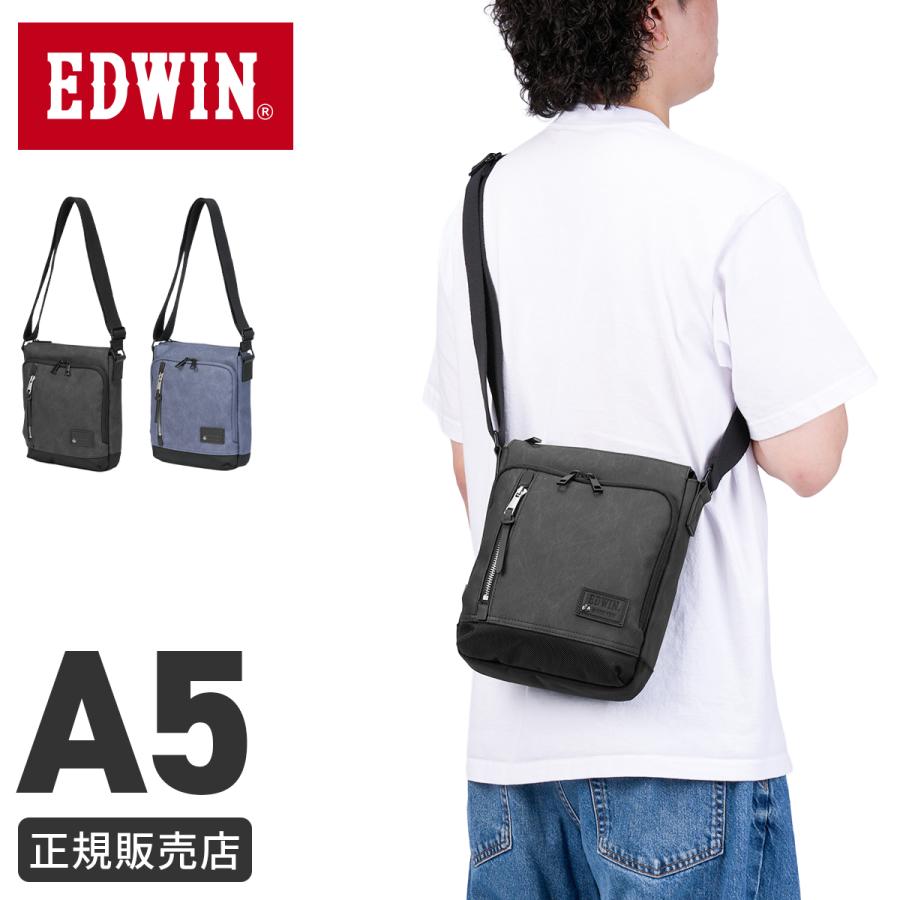 最大41% 8/25限定 エドウィン ラッシュ ショルダーバッグ メンズ レディース ブランド A5 タブレット 軽量 小さめ 縦型 斜め掛け 肩掛け EDWIN RUSH EW013 | EDWIN