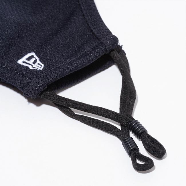 最大42% 1/11限定 メール便選択で送料無料 ニューエラ NEW ERA マスク 洗える 吸汗速乾 黒 ブラック メンズ レディース マスク ロゴエンブロイダリー f-mask | NEW ERA | 09