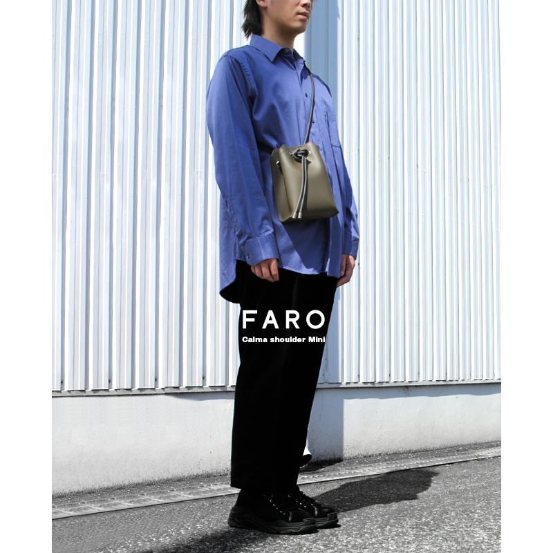 最大51% 2/17まで FARO ファーロ ショルダーバッグ ショルダーポーチ メンズ ブランド レザー 本革 軽量 小さめ イタリア製 2.2L Calma F2331B502 在庫限り | FARO | 05