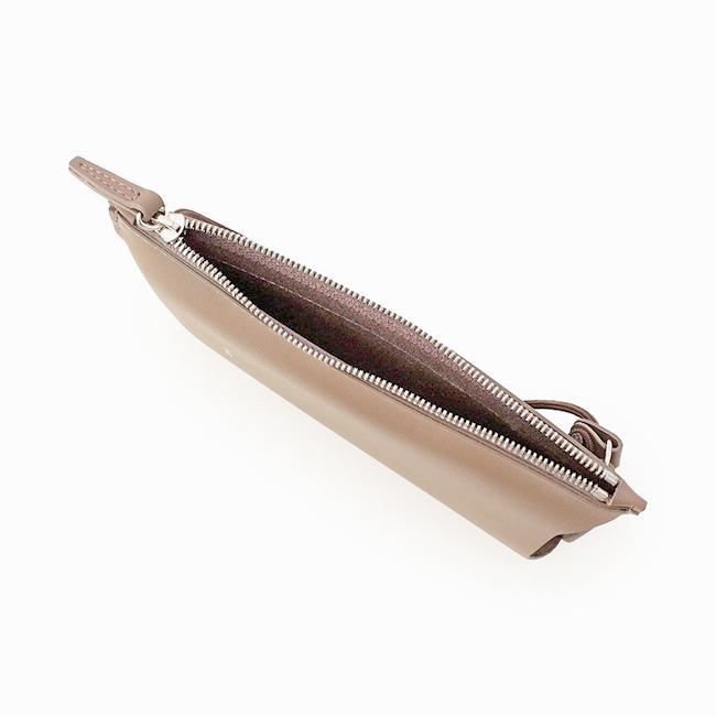 最大42% 3/30限定 FARO ファーロ ショルダーポーチ スマホポーチ メンズ レディース ブランド レザー 本革 軽量 薄型 黒 イタリア製 Calma F2337G302 在庫限り | FARO | 12