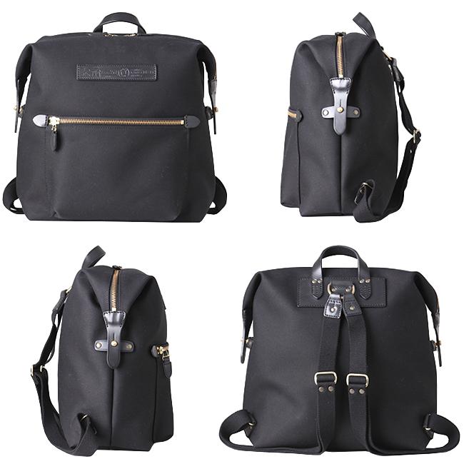 ★美品★フェリージ　サークルバック12-16 ブラック フェリージ ナイロン×レザー ブラック ショルダー ビジネス バッグ