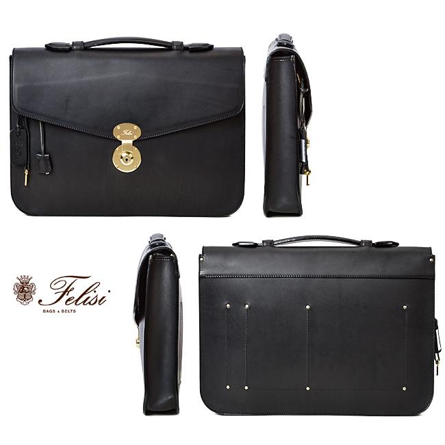 【残り2日限定出品】フェリージ(Felisi)オールレザーバッグ 美品 Felisi フェリージ ボストンバッグ オールレザー ブラウン