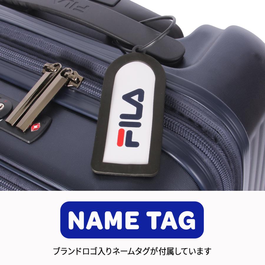 FILA（フィラ） 最大41% 5/15限定 コア スーツケース 機内持ち込み S