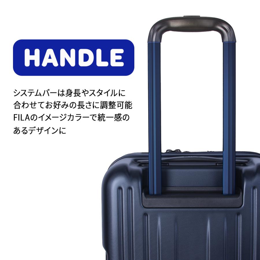 FILA（フィラ） 最大50% 9/21限定 コア スーツケース Mサイズ 47L 52L