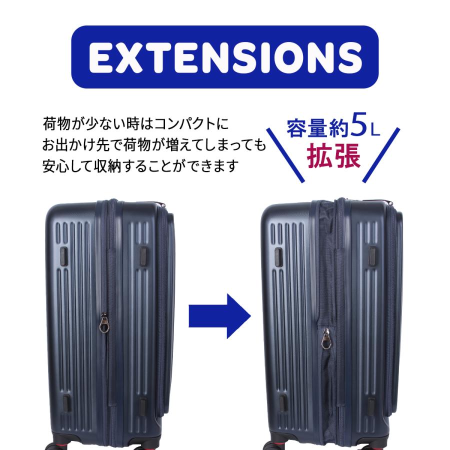 FILA（フィラ） 最大51% 12/22限定 コア スーツケース Mサイズ 47L 52L