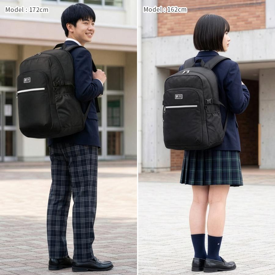 最大42% 3/3限定 FILA フィラ リュック 37L 通学 男子 女子 女子高生 高校生 大容量 通学リュック スクールリュック スクールバッグ ヒメル A4 B4 7702 | FILA | 06