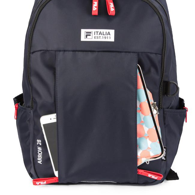 最大50% 1/25限定 FILA フィラ リュック 28L 大容量 女子 男子 軽量 撥水 中学生 高校生 通学 レインカバー付属 スクールバッグ スクバ A4 B4 7707 在庫限り | FILA | 12