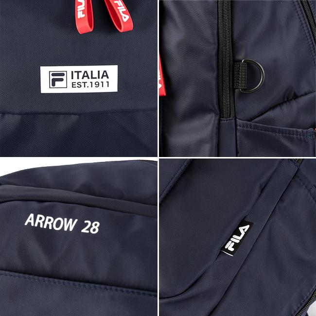 最大50% 3/5限定 FILA フィラ リュック 28L 大容量 女子 男子 軽量 撥水 中学生 高校生 通学 レインカバー付属 スクールバッグ スクバ A4 B4 7707 在庫限り | FILA | 17