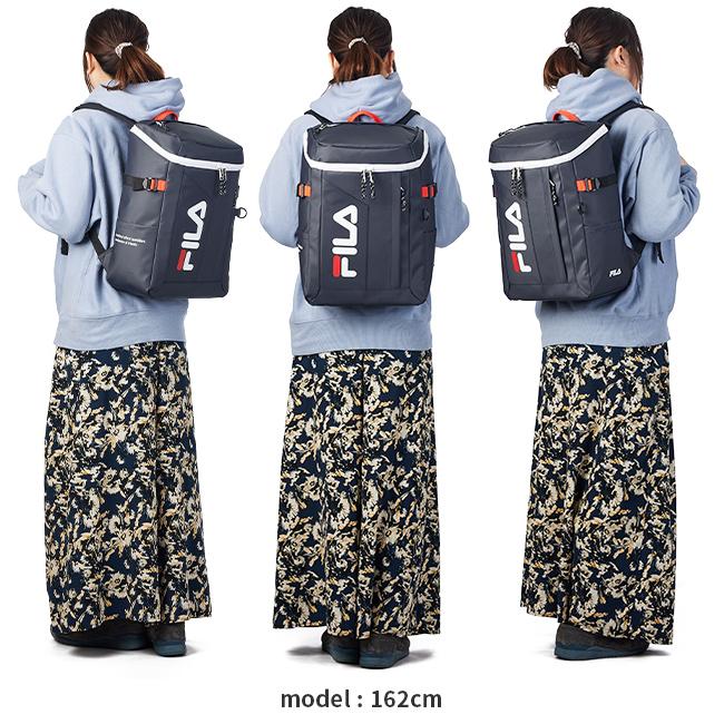 色: クロパープル[フィラ] サイン リュックサック24L 7761 FILA（フィラ） サイン スクエアリュック デイパック リュックサック