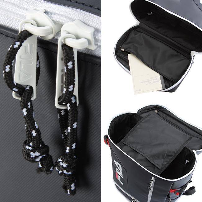 最大44% 3/1まで FILA フィラ リュック 35L 通学 男子 女子 女子高生 高校生 中学生 大容量 黒 スクールリュック スクールバッグ ボックス型 サイン 7763 | FILA | 13