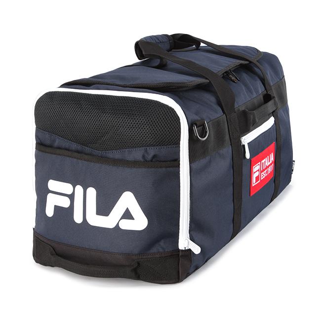 最大41% 10/2限定 フィラ FILA ボストンバッグ 48L 修学旅行 林間学校 小学校 中学生 高校生 女子 男子 子供 大容量 撥水 旅行 シューズ収納 7775 在庫限り | FILA | 12